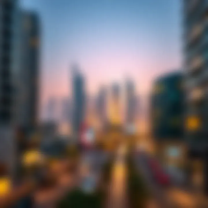 View of Silicon Oasis skyline reflecting technological advancement