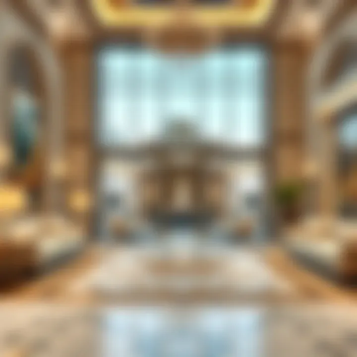 Elegant Interiors of the Royal Home Luxurious interior spaces reflecting elegant design and decor