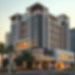 Exterior view showcasing the modern architecture of Sheraton Khalidiya