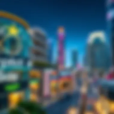 Strategic Retail Locations in International City Map of International City highlighting strategic locations for retail investment