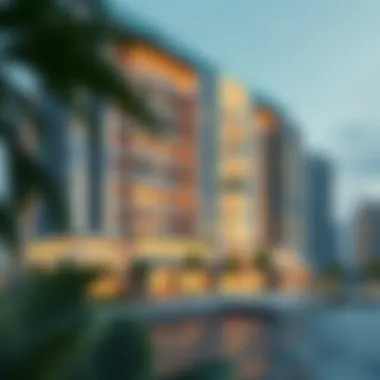 Architectural Marvel of Shoreline Apartments Stunning exterior view of Shoreline Apartments