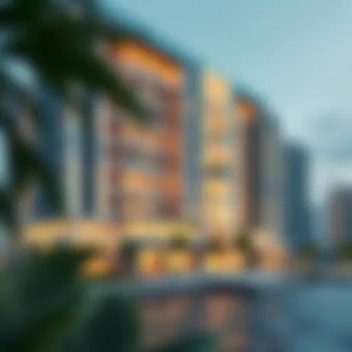 Architectural Marvel of Shoreline Apartments Stunning exterior view of Shoreline Apartments