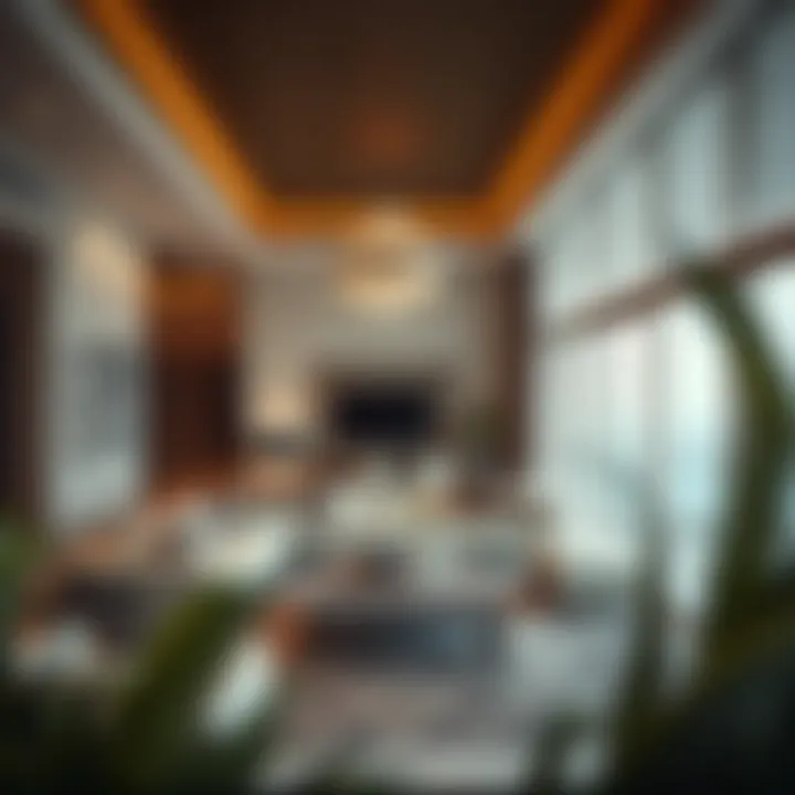 Elegant Living Space in Shoreline Apartments Luxurious living room interior of a Shoreline Apartment