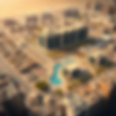 Aerial View of Shorooq Land Two Aerial view of Shorooq Land Two showcasing the Hi-Sandy district