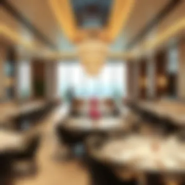 Culinary Excellence: Dining at SLS Dubai Stunning dining area showcasing culinary delights
