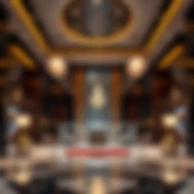 Entrance to Elegance: The Lobby of SLS Dubai Luxurious lobby of SLS Dubai Hotel with modern decor