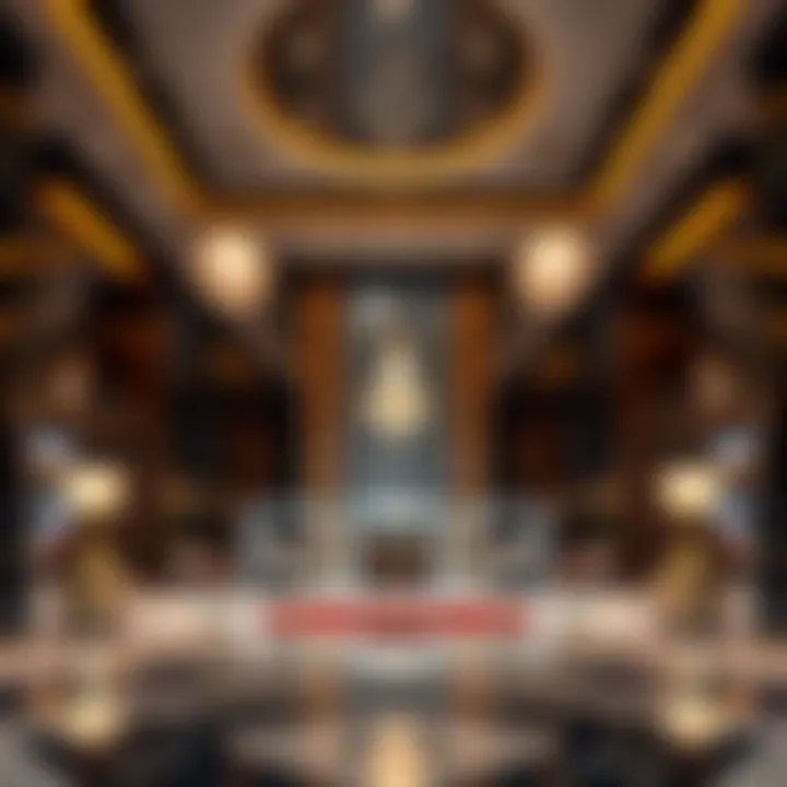 Entrance to Elegance: The Lobby of SLS Dubai Luxurious lobby of SLS Dubai Hotel with modern decor