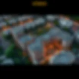 Aerial view of Sobha Verde showcasing architectural design