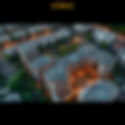 Aerial view of Sobha Verde showcasing architectural design