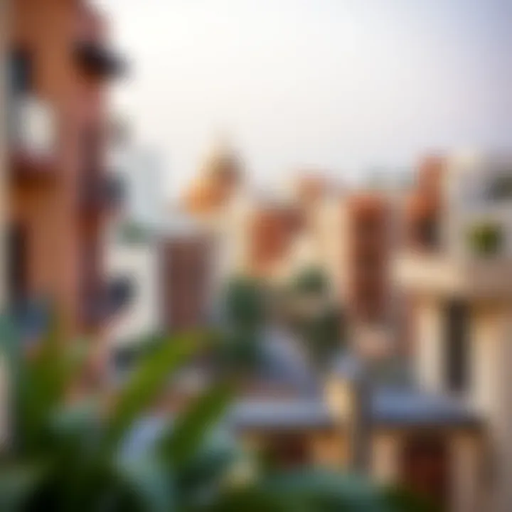 Vibrant Neighborhood of Al Quoz View of Al Quoz neighborhood with studio apartments