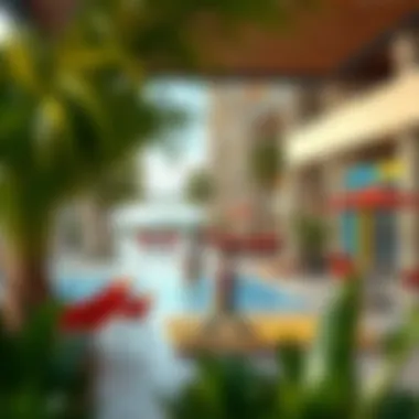 Community Amenities in International City Amenities and recreational areas surrounding studio flats