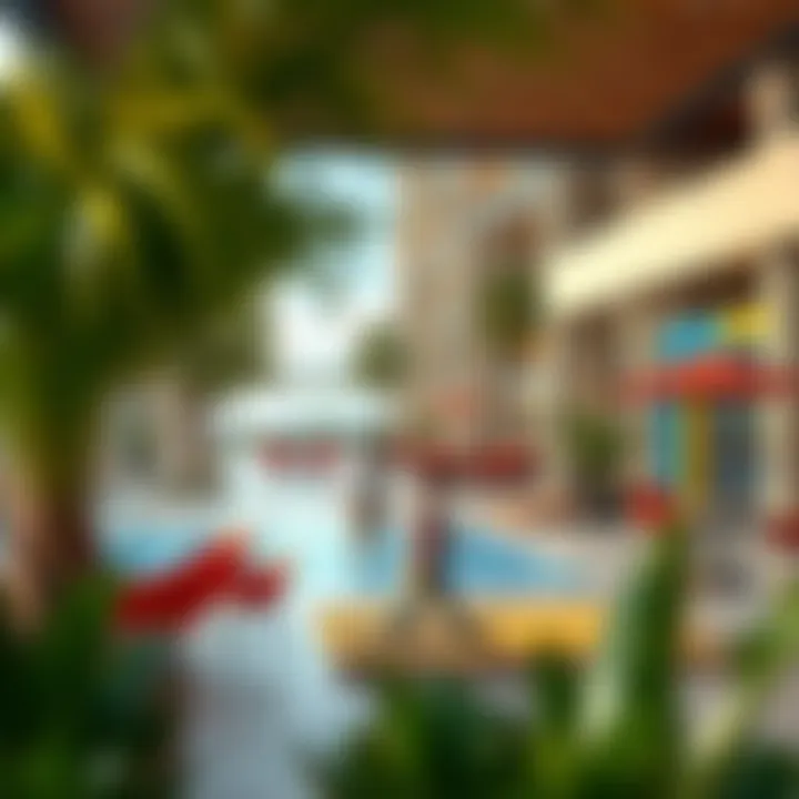 Community Amenities in International City Amenities and recreational areas surrounding studio flats