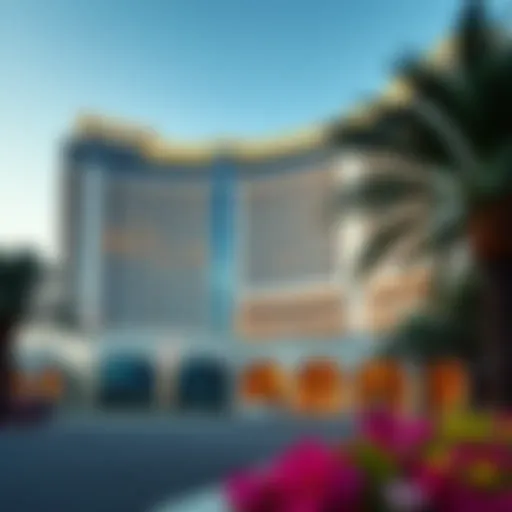 Architectural Beauty of Fairmont Abu Dhabi Stunning view of the Fairmont Abu Dhabi's architectural facade