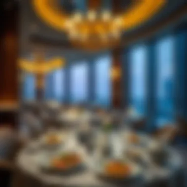 Culinary Excellence at Fairmont Abu Dhabi Elegant dining setup showcasing fine cuisine at Fairmont Abu Dhabi