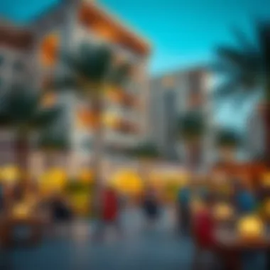 Community spaces in Arjan promoting social interaction