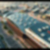 Aerial View of Dip Metro Station Aerial view of Dip Metro Station showcasing its modern architecture