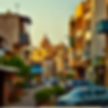 Culturally Rich Neighborhood View Culturally rich neighborhood view in Satwa