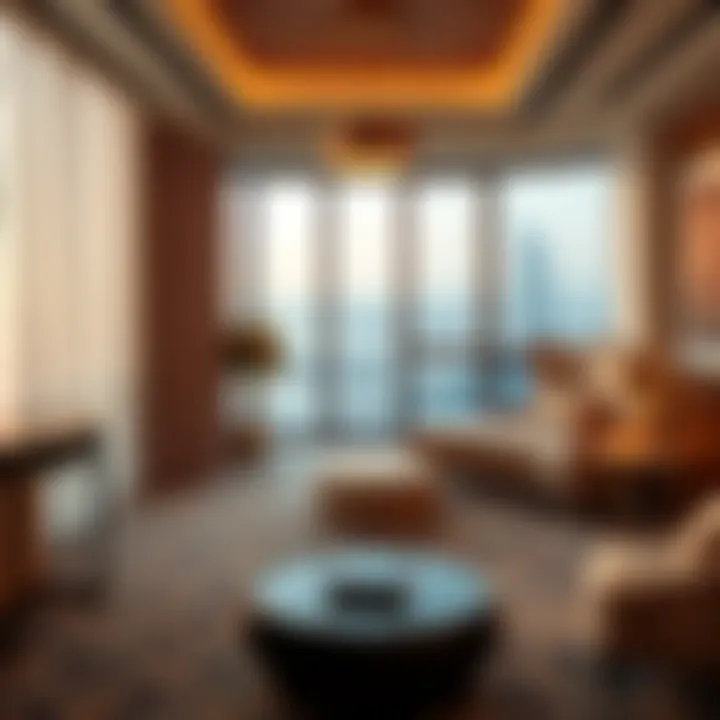 Opulent Accommodation at the Dorchester Collection Luxurious hotel suite featuring elegant decor and opulent furnishings.