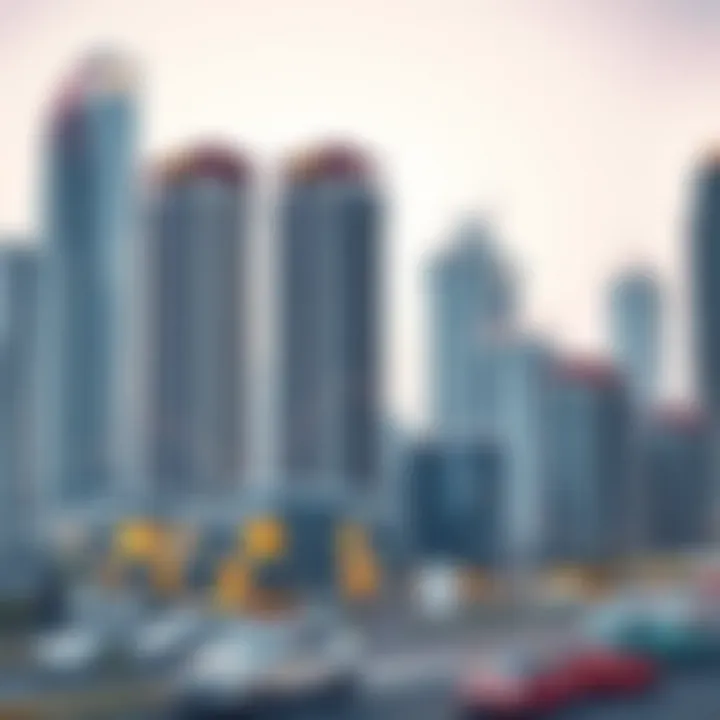 Socio-Economic Trends in Dubai Real Estate Graph depicting socio-economic trends in Dubai's property market