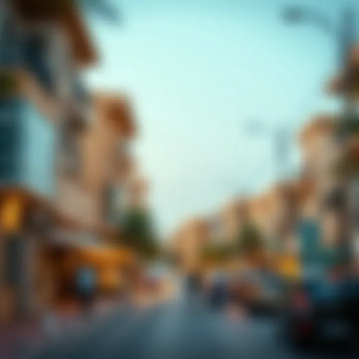 Neighborhood Dynamics: Understanding Community Life in Dubai A vibrant neighborhood in Dubai reflecting community life and amenities