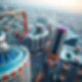 Aerial view of Dubai Studio City showcasing modern architecture