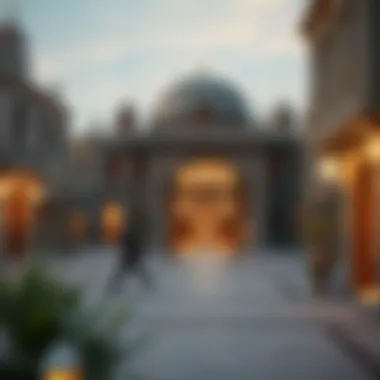 Artistic representation of Arab literary heritage