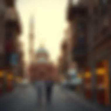 Cultural symbols representing the Arab world