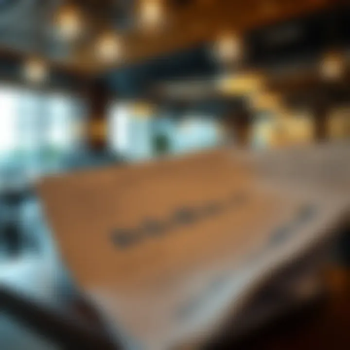 Financial Insights for Restaurant Investment A close-up of restaurant financial reports and analysis documents