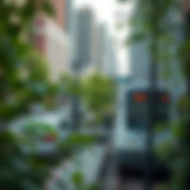 Urban Planning Around a Metro Station Green spaces and urban planning around a metro station