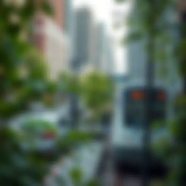 Urban Planning Around a Metro Station Green spaces and urban planning around a metro station