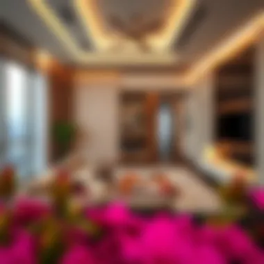 Luxury Interior Design in Ben Ghati Apartments Interior rendering of a luxury apartment within the Ben Ghati Project