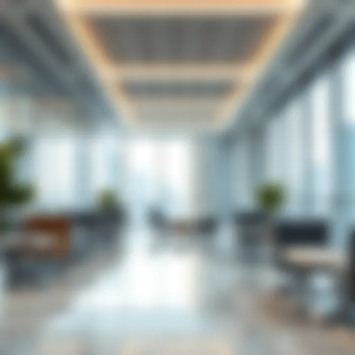 Modern office spaces in Dubai catering to businesses