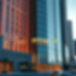 The stunning facade of the Rolex Building showcasing architectural brilliance