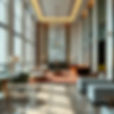 Luxury Interior Design of the Rolex Building Interior design elements of the Rolex Building that reflect luxury and sophistication