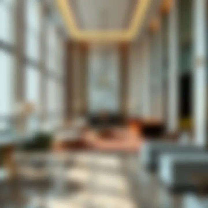 Luxury Interior Design of the Rolex Building Interior design elements of the Rolex Building that reflect luxury and sophistication