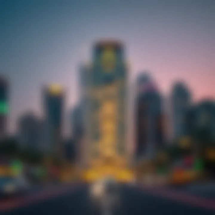 Rolex Building: A Symbol of Luxury in Dubai's Skyline The Rolex Building as a landmark in Dubai's skyline, symbolizing luxury real estate