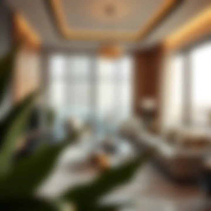 Contemporary Design Elements in Shamsa Townhouse Luxurious living space featuring contemporary design elements