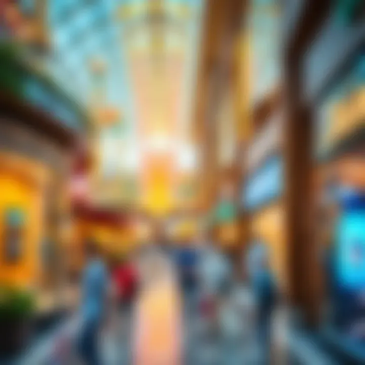 Vibrant Shopping Experience at الصحارى مول Vibrant shopping areas within صحارى مول