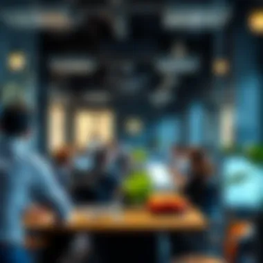 Workplace Culture: Collaboration and Innovation Office environment demonstrating collaboration and innovation