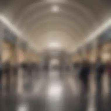 Interior shot of Union Metro Station highlighting passenger movement