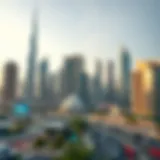 Dubai's Architectural Marvels Stunning skyline of Dubai showcasing unique architectural designs