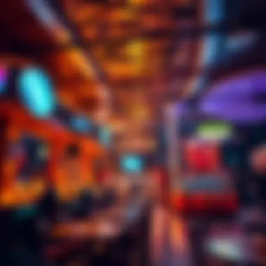 Exciting entertainment venue bustling with energy