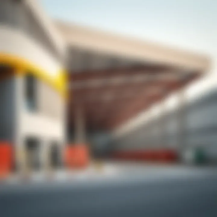 Modern logistical facilities in Al Quoz supporting businesses