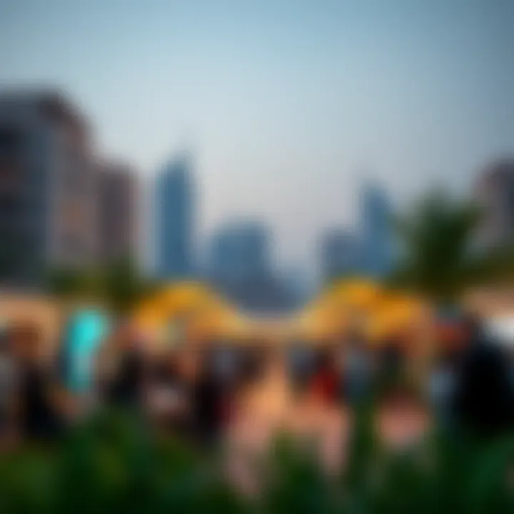 Community Engagement at ديور ياس مول A vibrant community gathering at ديور ياس مول