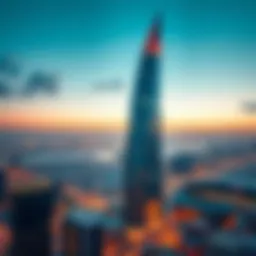 Aerial view showcasing the architectural brilliance of Future Tower 3 against Dubai's skyline