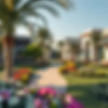 Landscaped Gardens of Gardenia Yas Island Beautifully landscaped gardens within the Gardenia Yas Island community