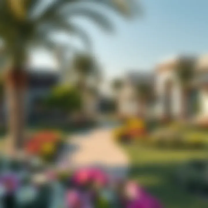 Landscaped Gardens of Gardenia Yas Island Beautifully landscaped gardens within the Gardenia Yas Island community