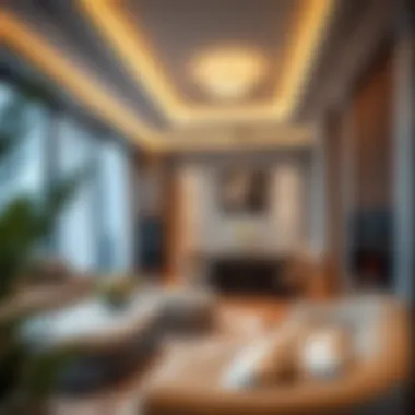 Sophisticated Living Spaces Elegant interior of a Global Golf Residence 2 apartment