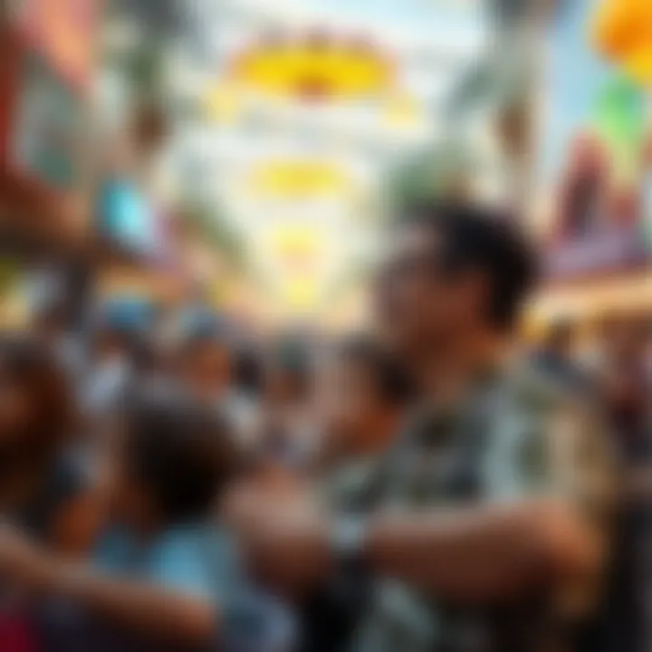 Family Entertainment at Global Village Families enjoying entertainment events at Global Village