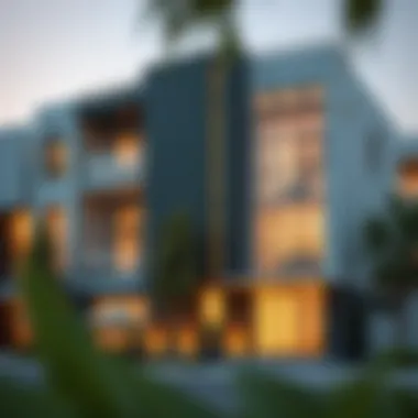 Stylish Exterior of Golden Home Al Rigga Stylish exterior view of Golden Home Al Rigga